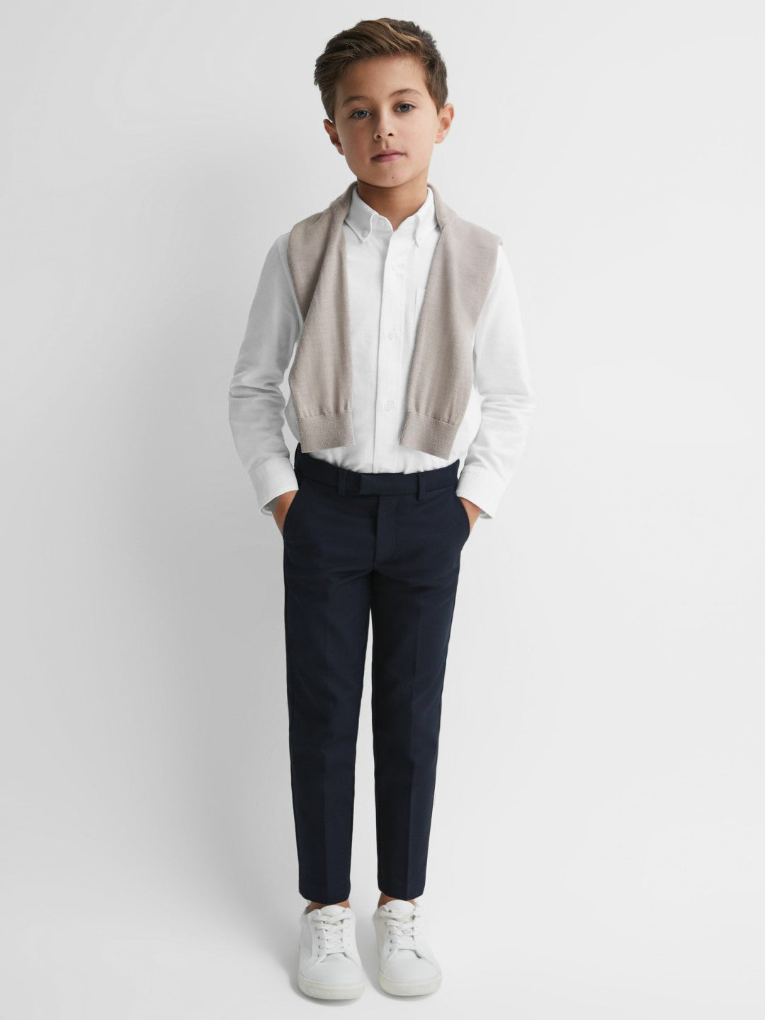 Children & Baby 13-14 yrs Button Down Oxford Shirt in White