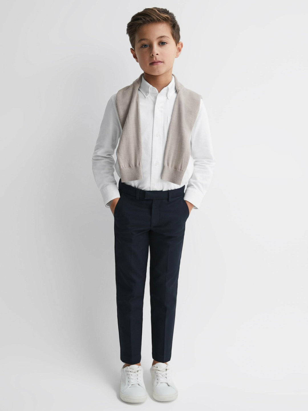 Children & Baby 9-14 yrs Button Down Oxford Shirt in White