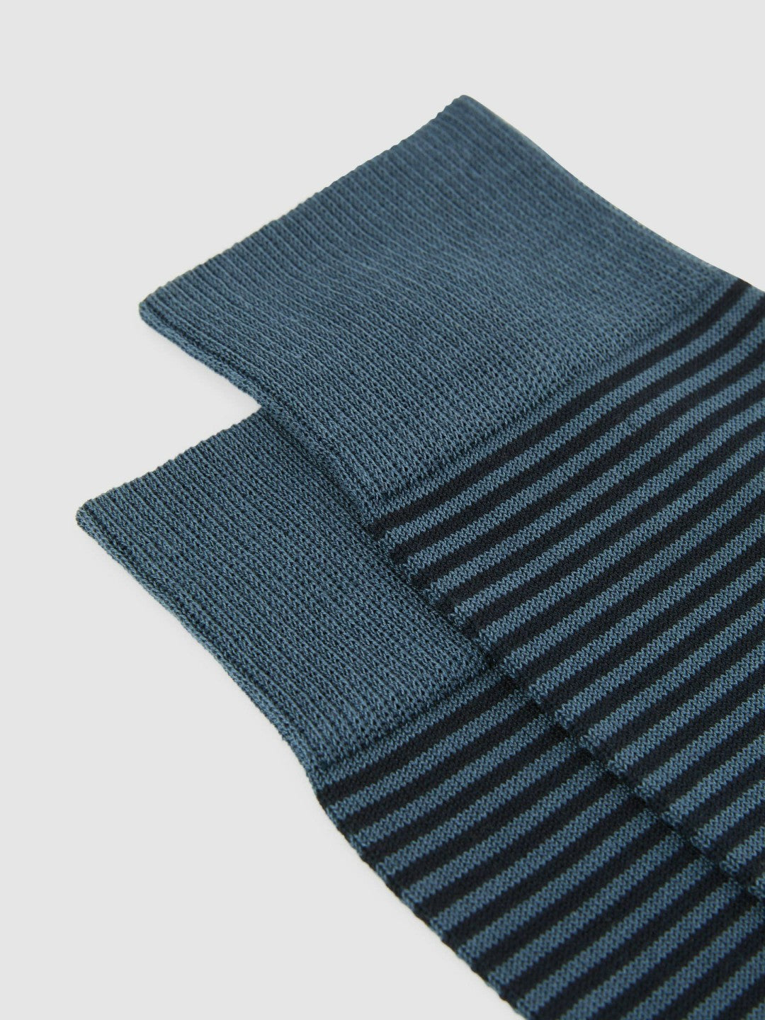 Men Striped Socks in Airforce Blue/ Navy