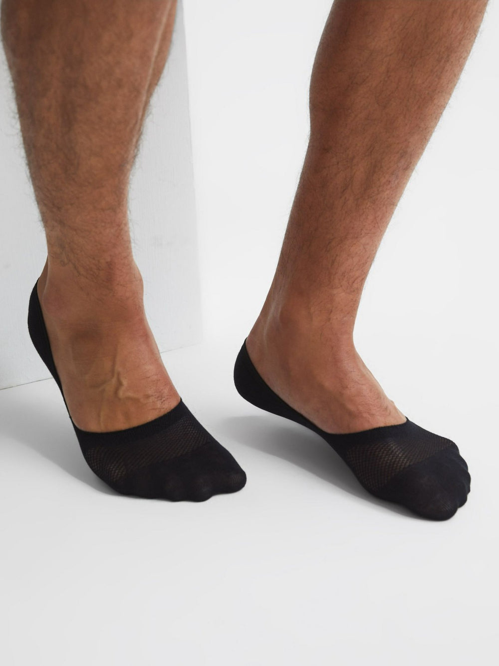 Men Trainer Socks in Black