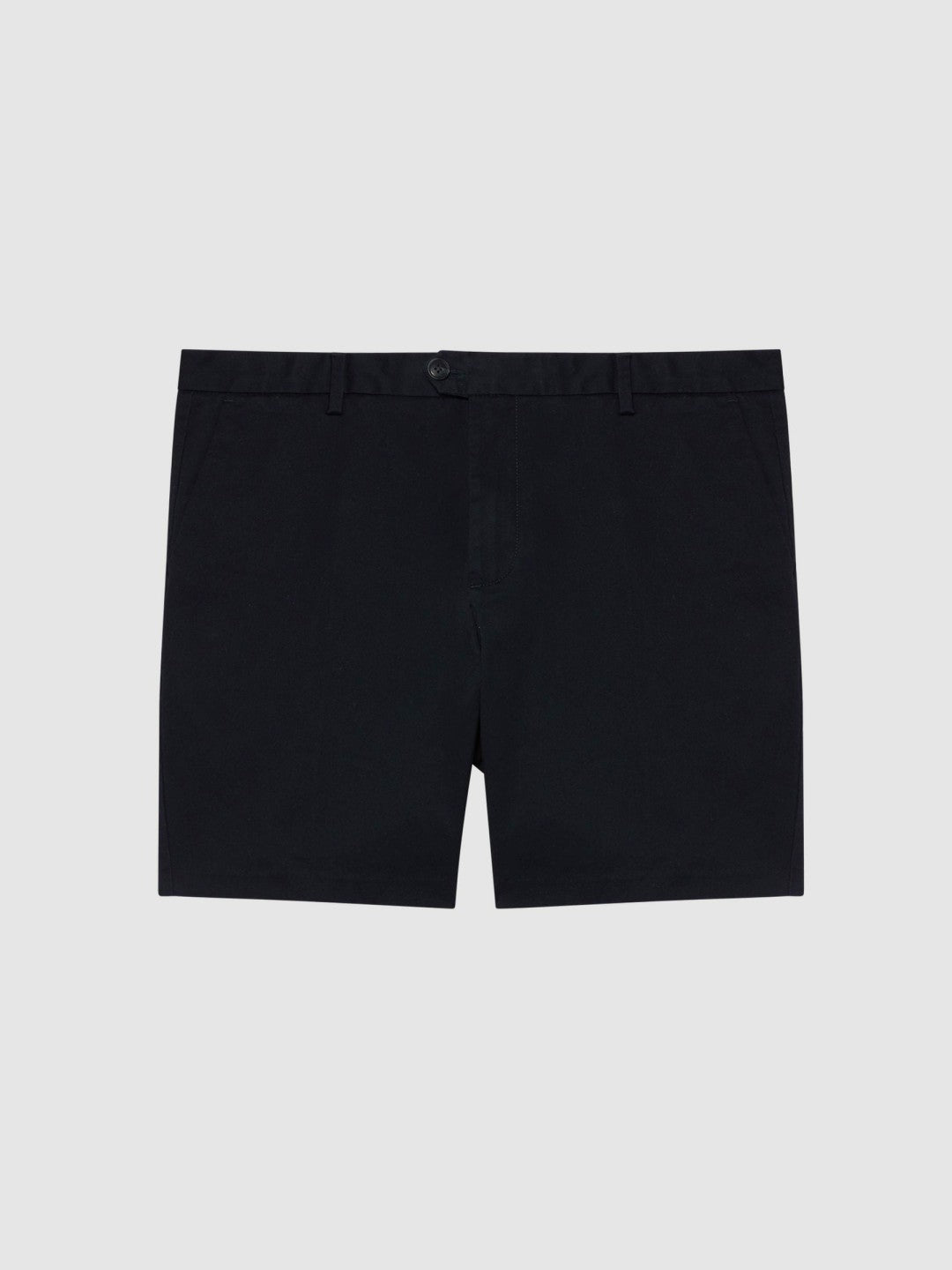 Men Short Length Casual Chino Shorts in Navy
