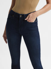 Women Good American Sculpting Skinny Jeans in Indigo