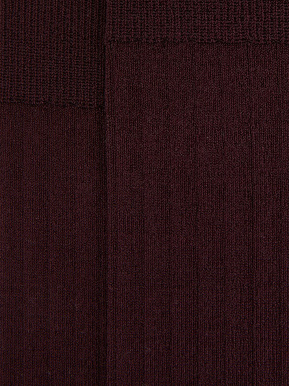 Men Ribbed Socks in Bordeaux