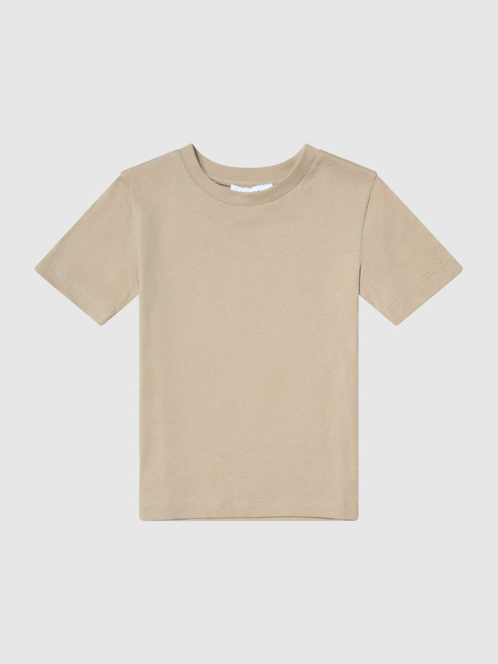 Children & Baby 9-13 yrs Crew Neck T-Shirt in Stone