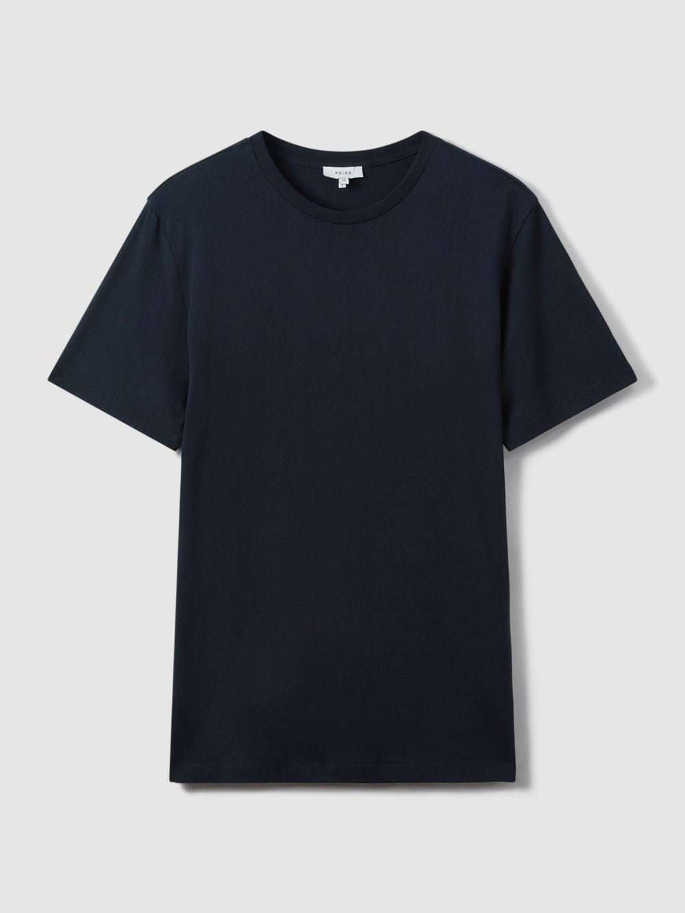 Men Cotton Crew Neck T-Shirt in Navy