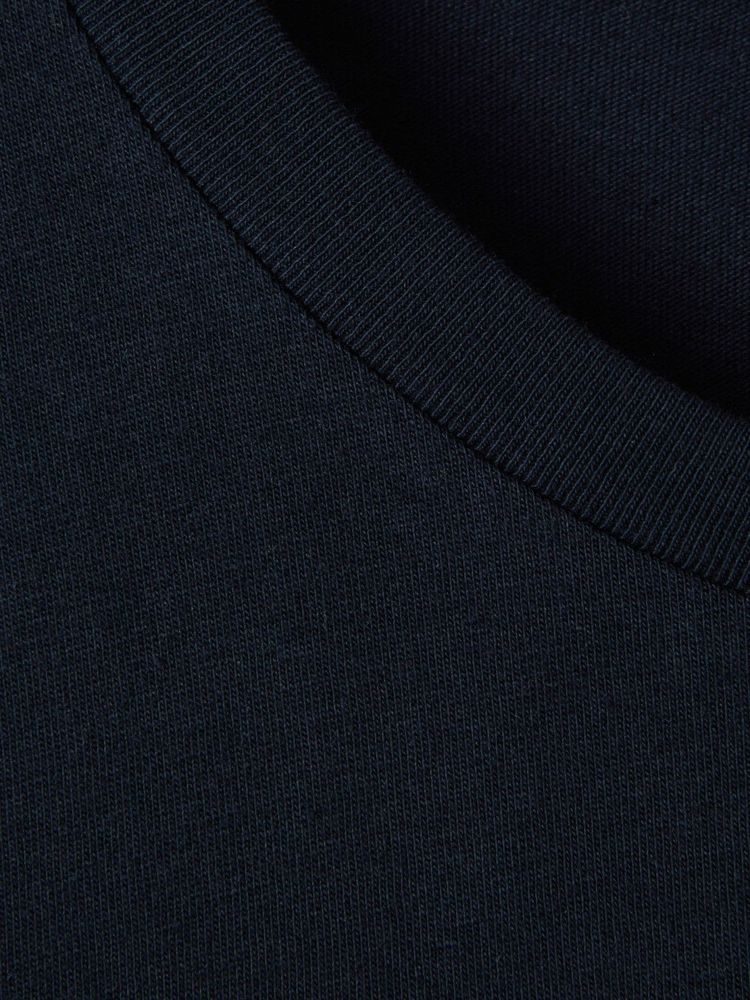 Men Cotton Crew Neck T-Shirt in Navy