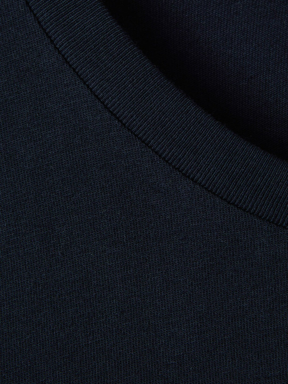 Men Cotton Crew Neck T-Shirt in Navy