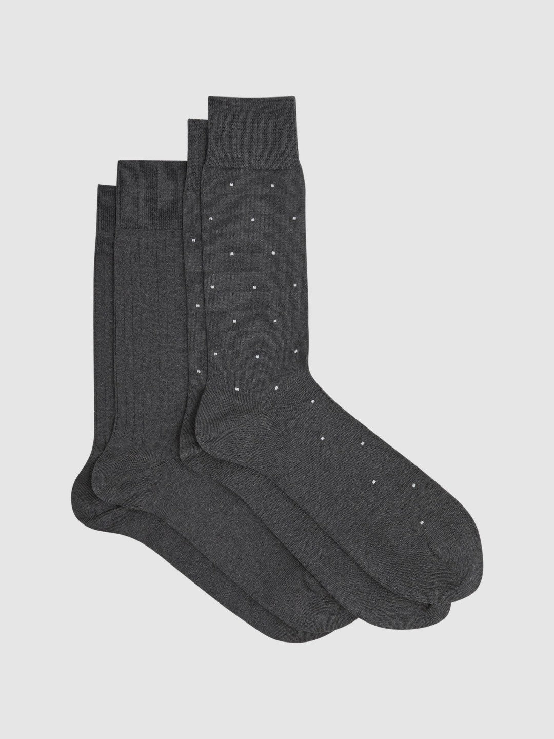 Men Socks in Charcoal