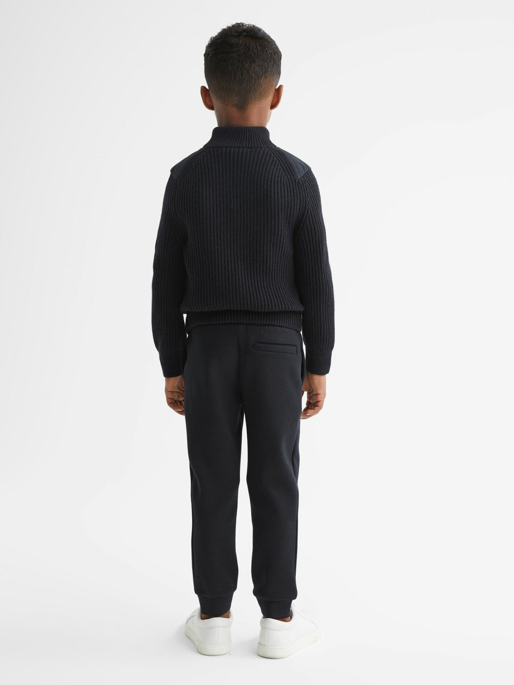 Children & Baby 9-14 yrs Hybrid Zip Through Quilted Jacket in Navy