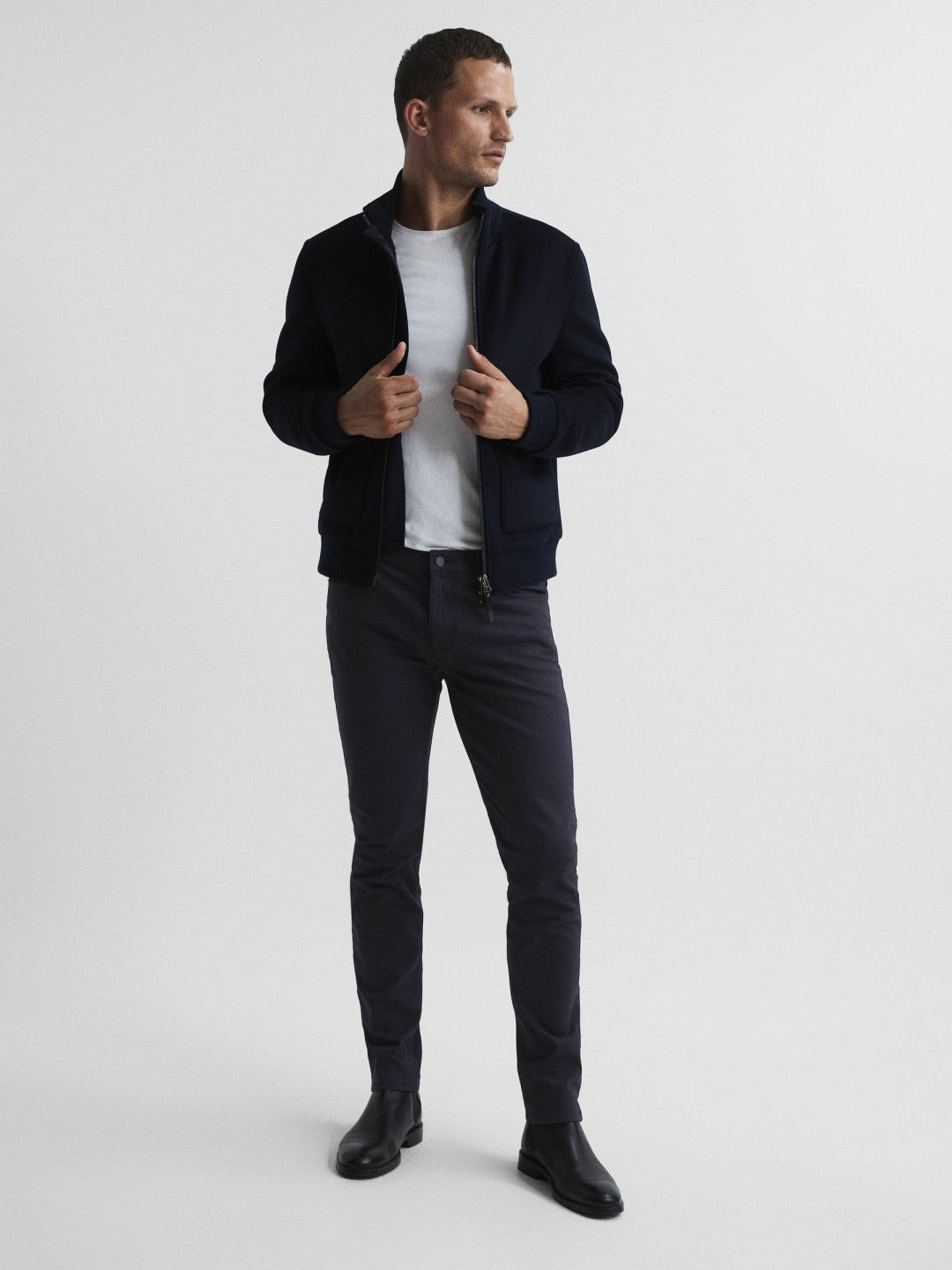 Men Slim Fit Jeans in Blue