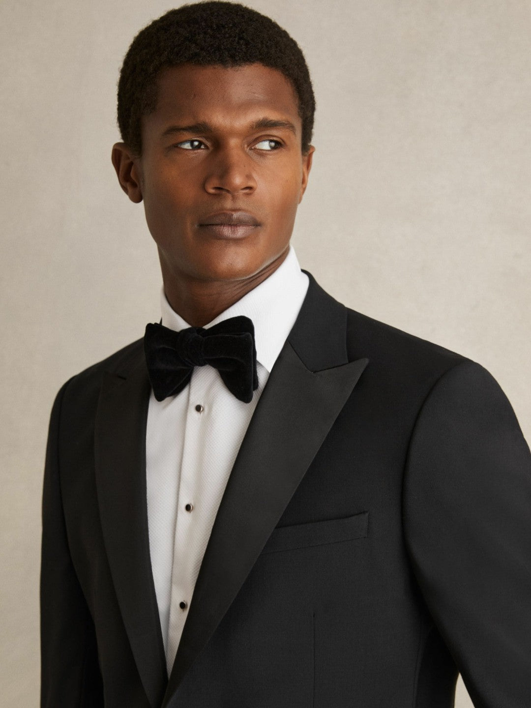 Men Slim Fit Cotton Marcella Tuxedo Shirt in White