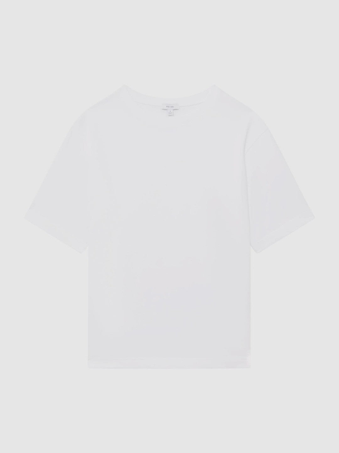 Men Oversized Garment Dye T-Shirt in White