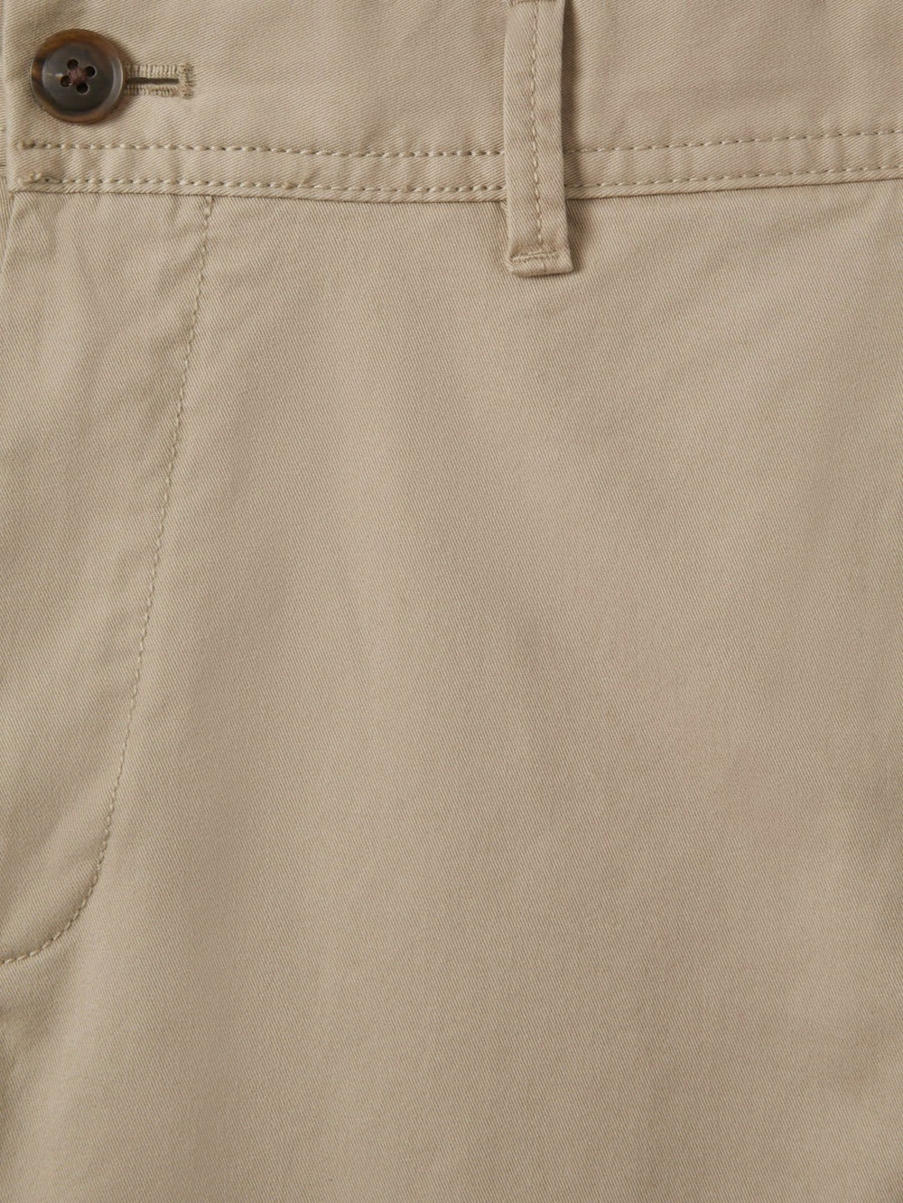 Men Slim Fit Washed Cotton Blend Chinos in Stone