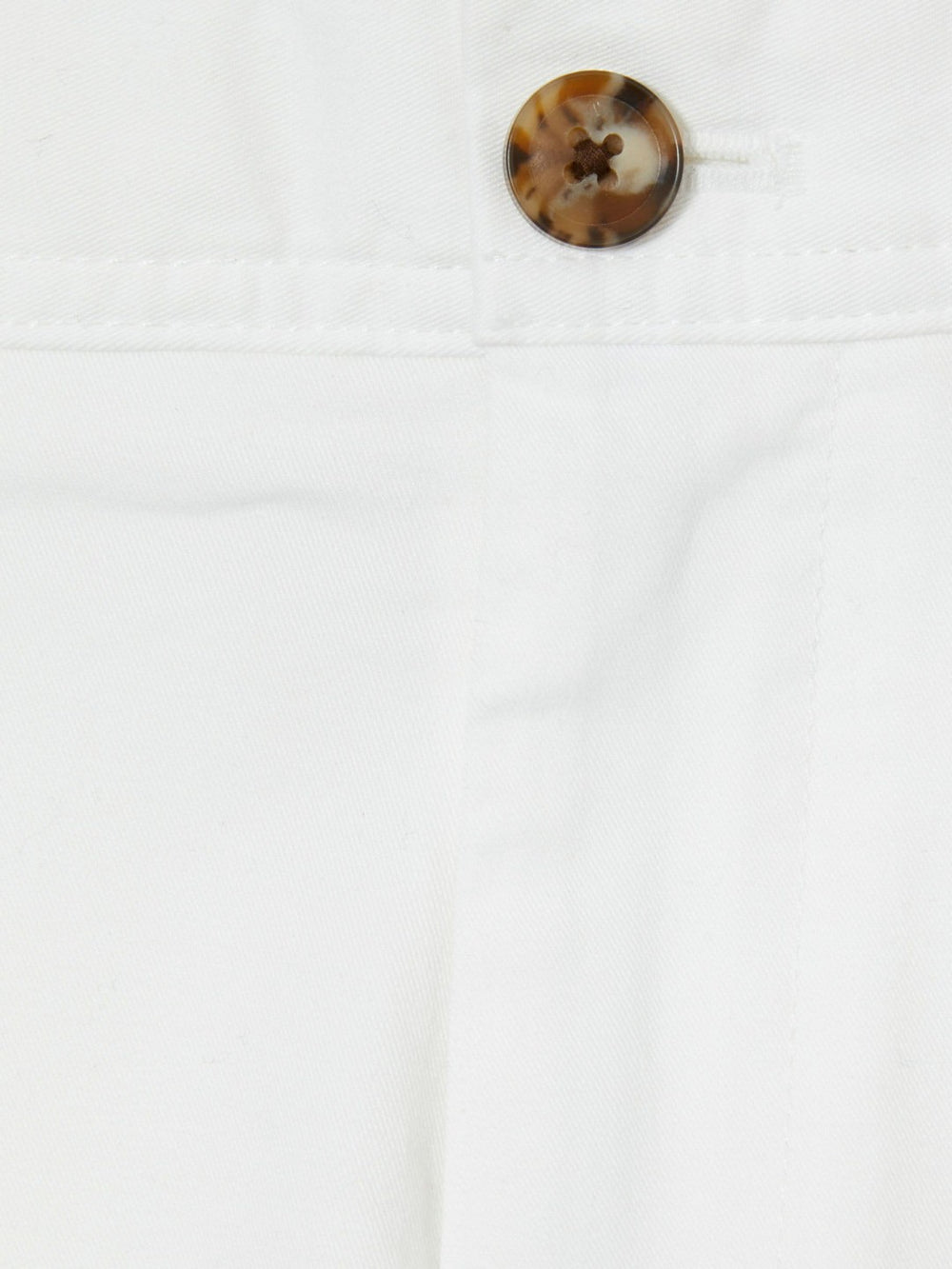 Men Slim Fit Washed Cotton Blend Chinos in White