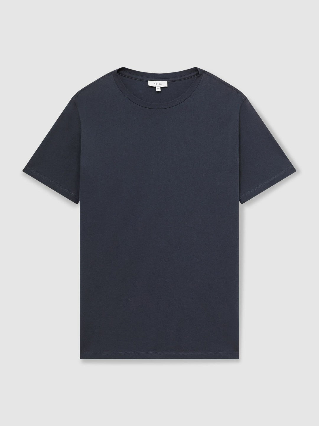 Men Cotton Crew Neck T-Shirt in Airforce Blue