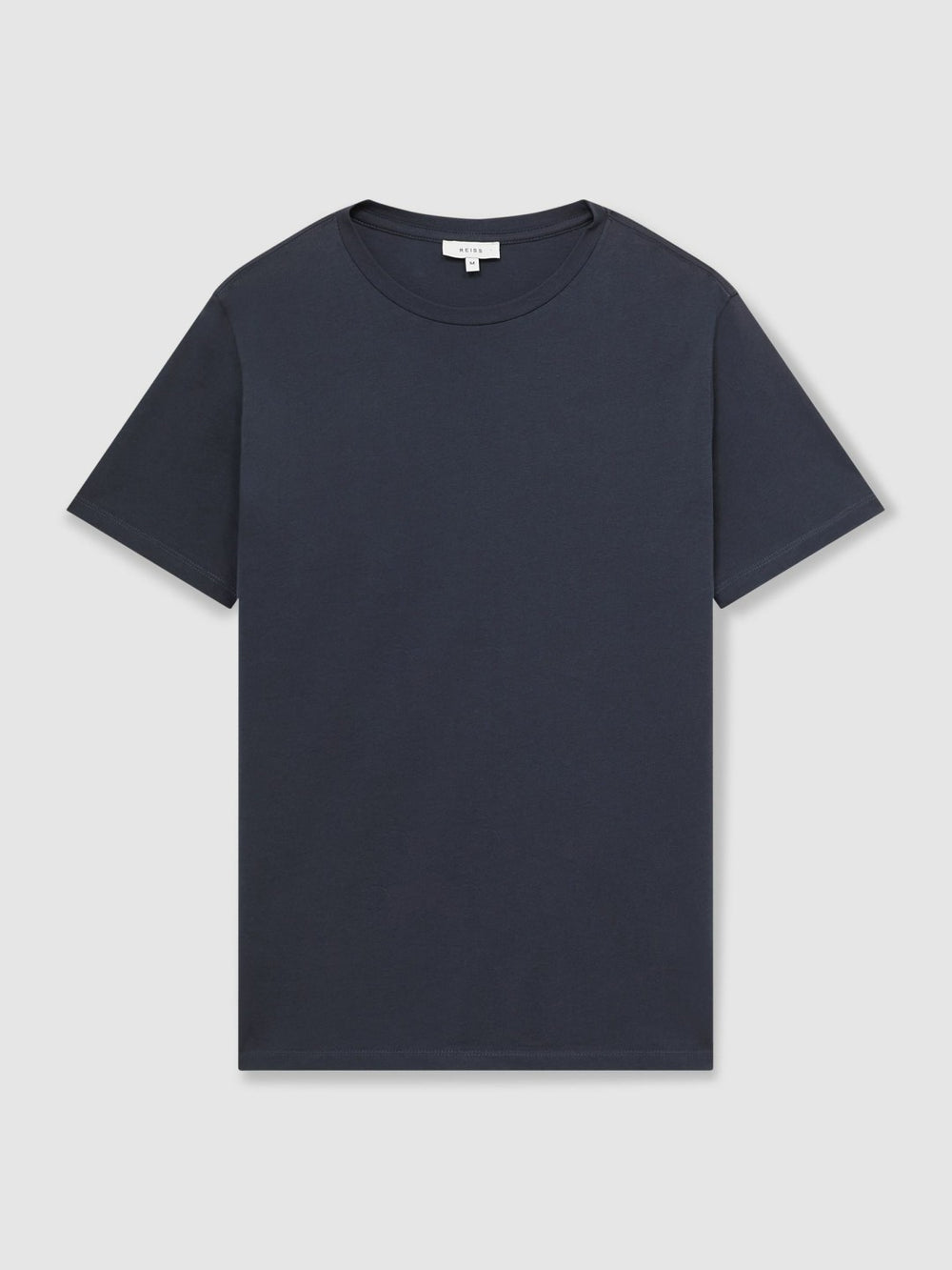 Men Cotton Crew Neck T-Shirt in Airforce Blue
