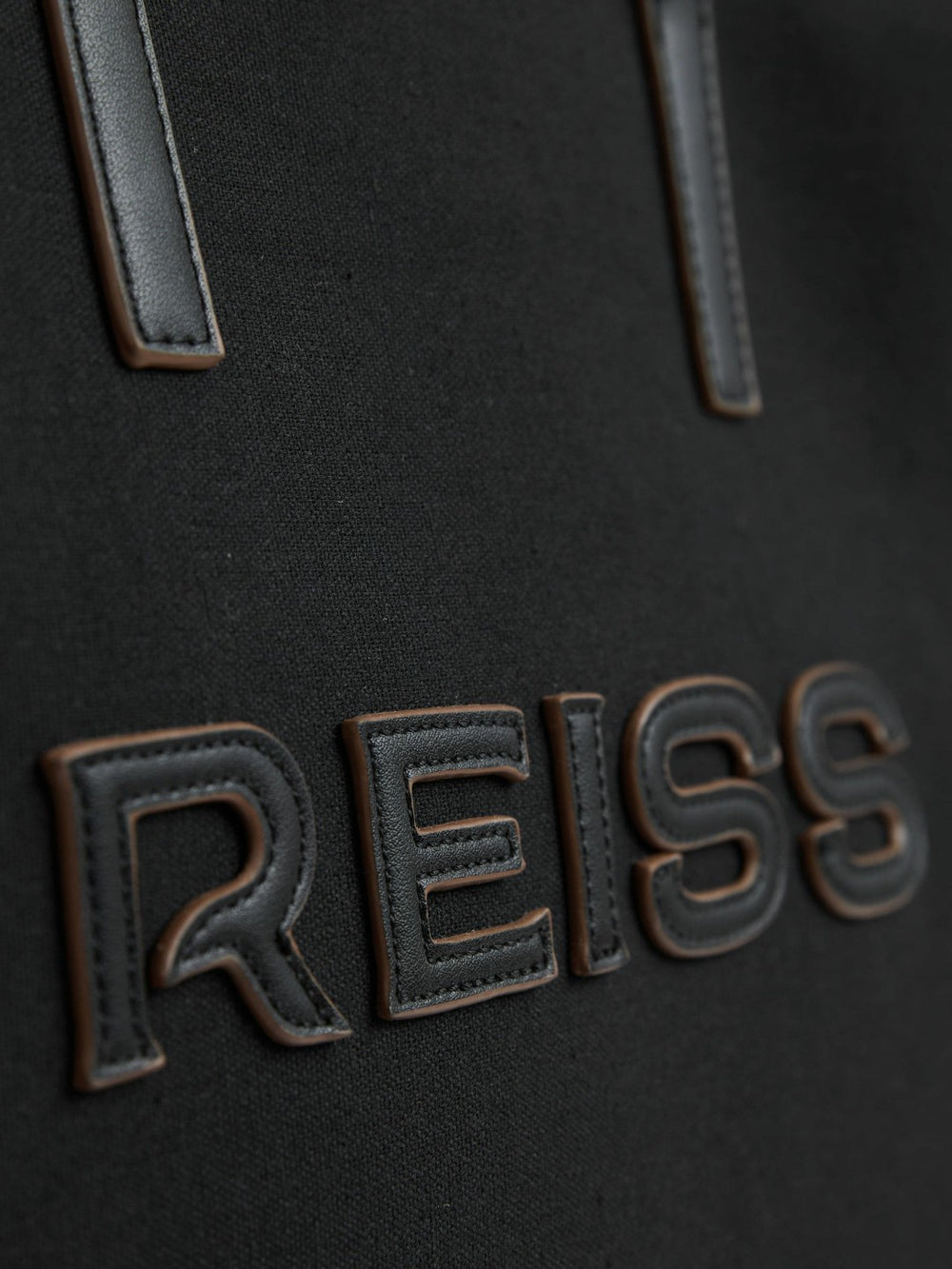 Women Canvas Logo Tote Bag in Black