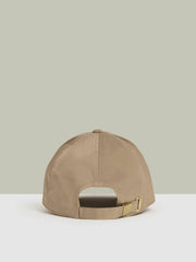 Women Logo-Embroidered Baseball Cap in Taupe