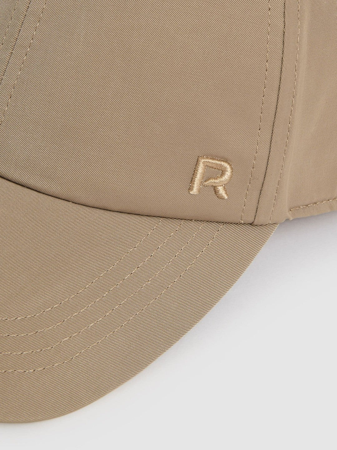 Women Logo-Embroidered Baseball Cap in Taupe