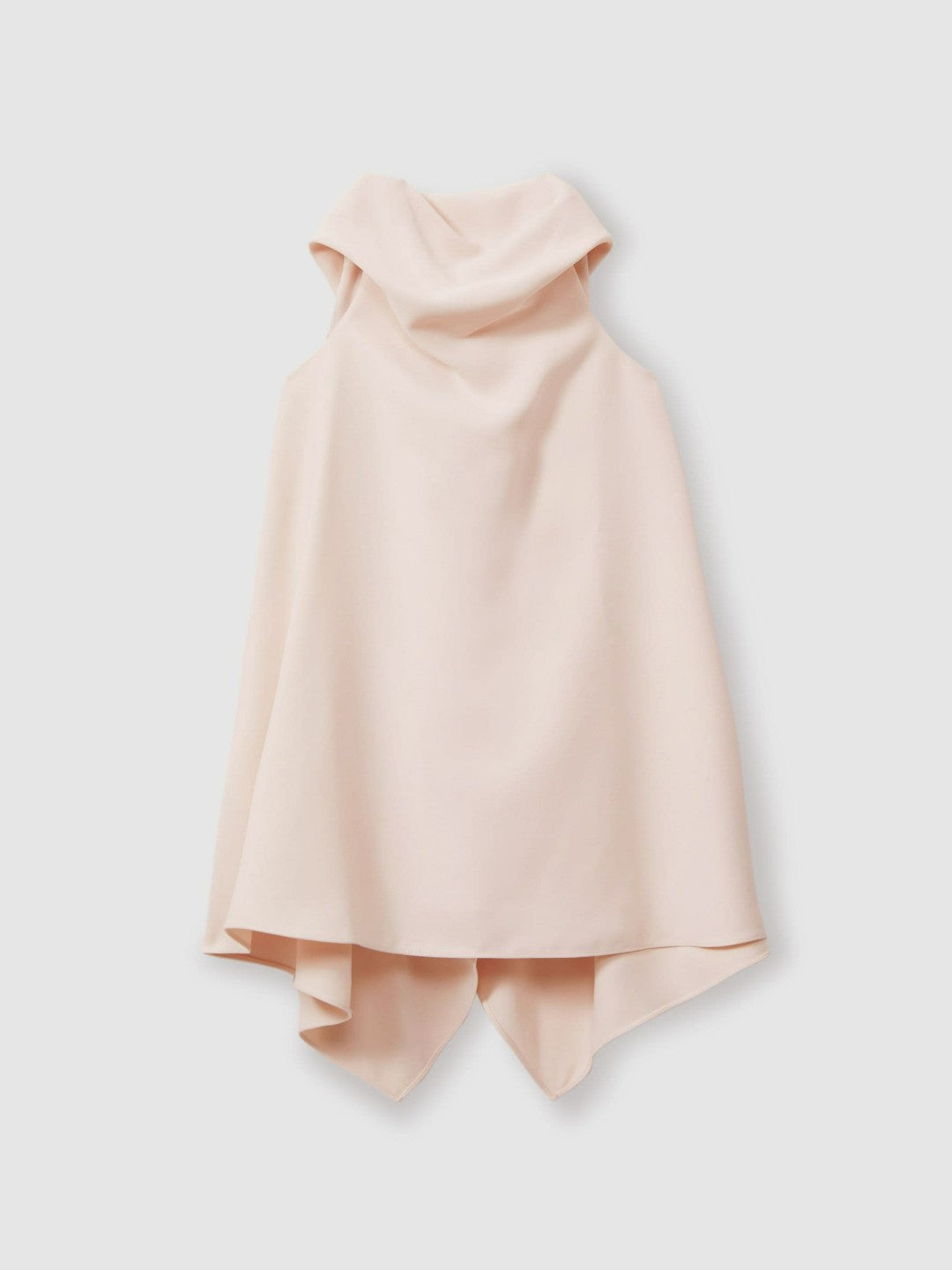 Children & Baby 3-9 yrs High-Neck Drape Back Dress in Pink