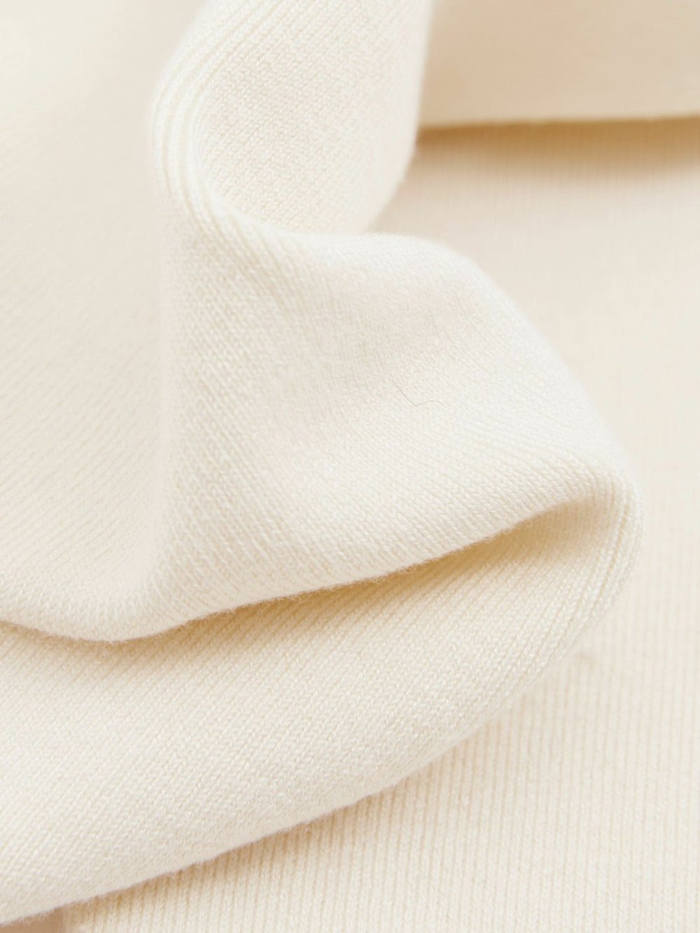 Women Atelier Knitted Silk-Blend Top in Off White