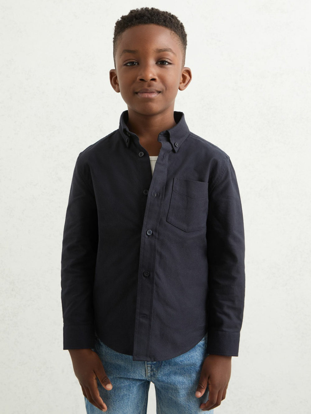 Children & Baby 3-9 yrs Button Down Oxford Shirt in Navy