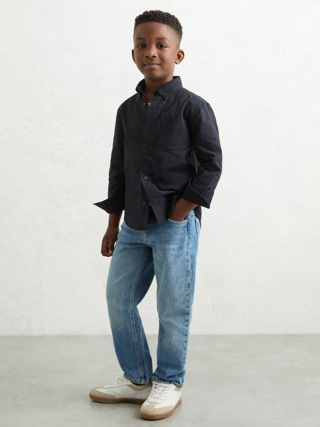 Children & Baby 9-13 yrs Button Down Oxford Shirt in Navy