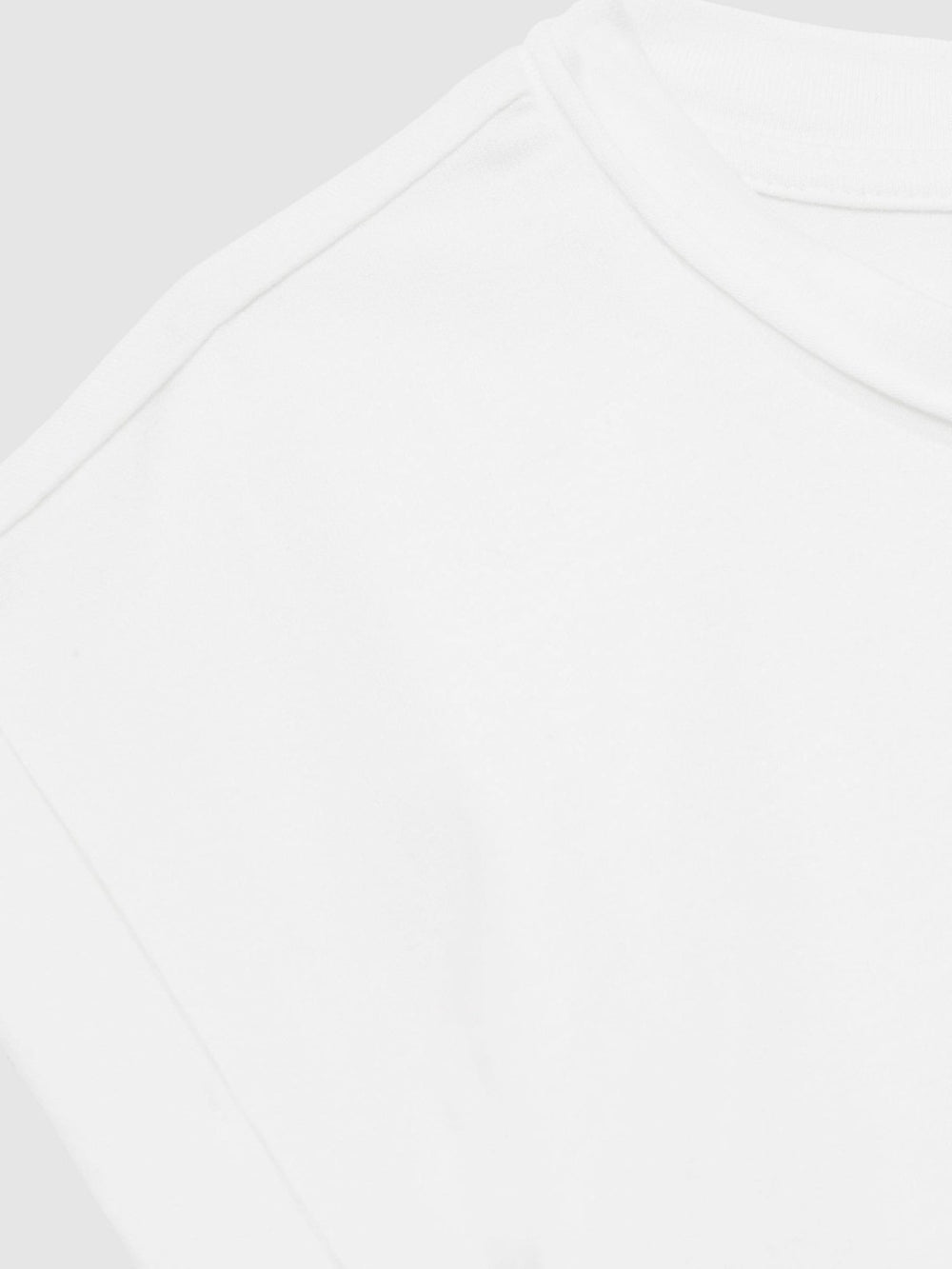 Children & Baby 9-13 yrs Cotton-Jersey Cropped T-Shirt in White