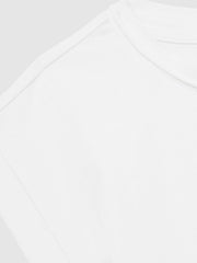Children & Baby 9-13 yrs Cotton-Jersey Cropped T-Shirt in White