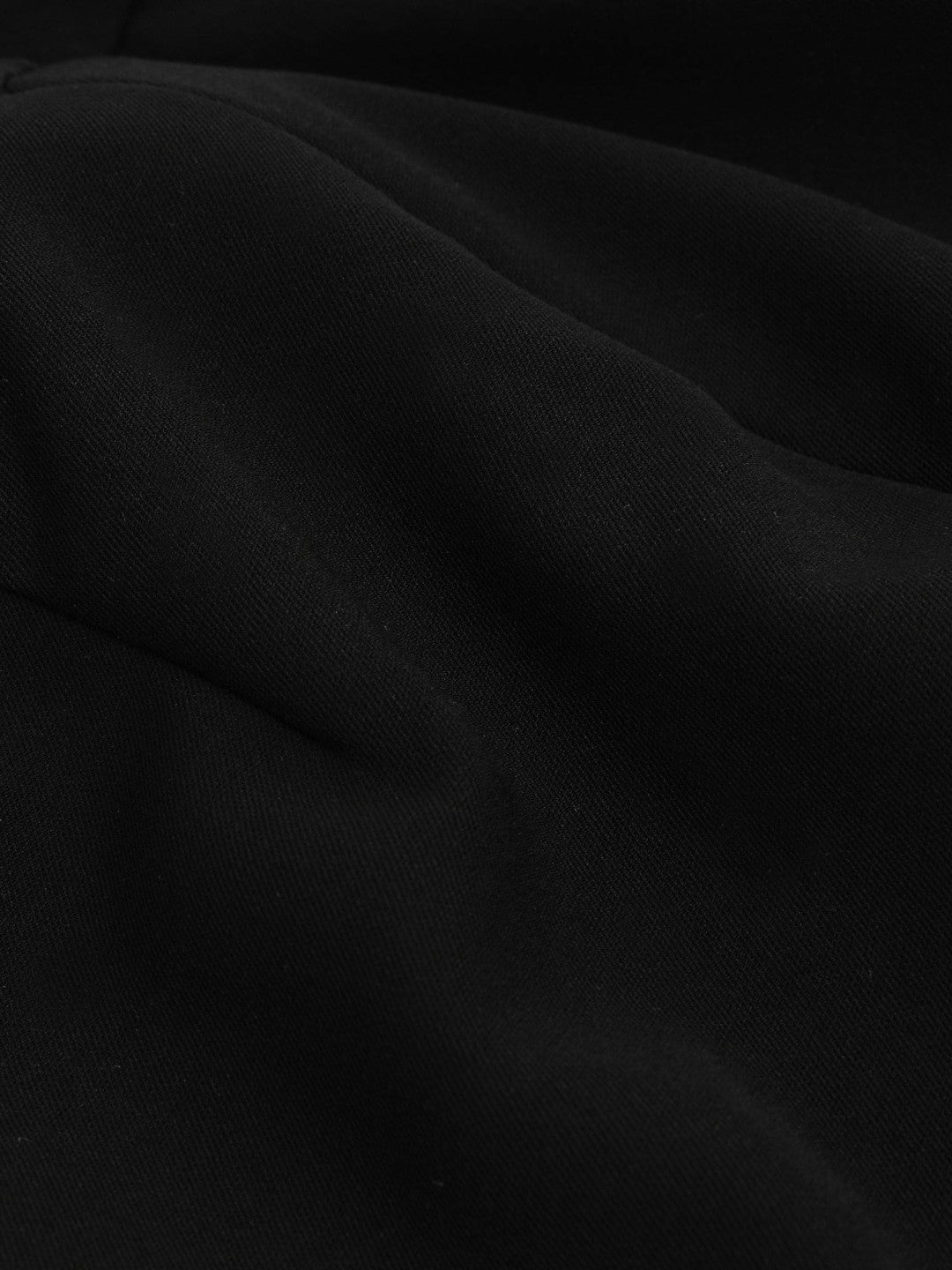 Women Tailored Midi Suit Skirt in Black