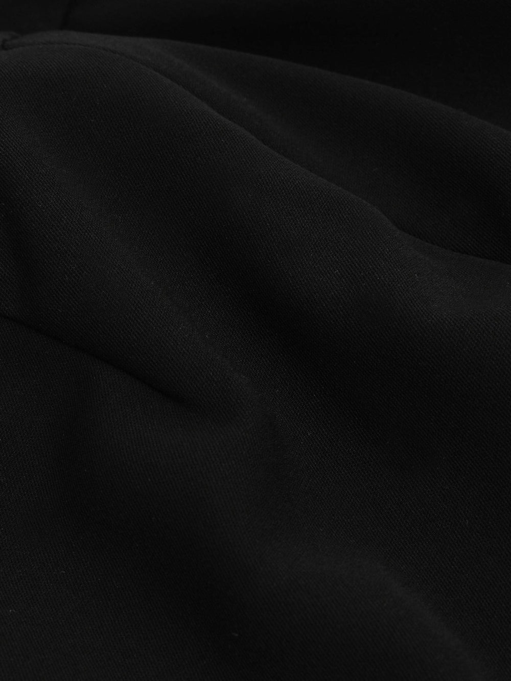 Women Tailored Midi Suit Skirt in Black