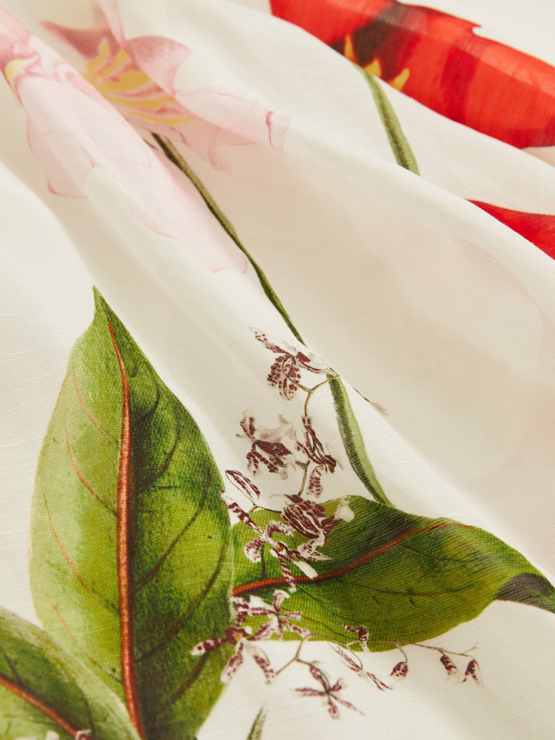 Children & Baby 13-14 yrs  | NYBG Floral Maxi Dress With Linen in Ivory