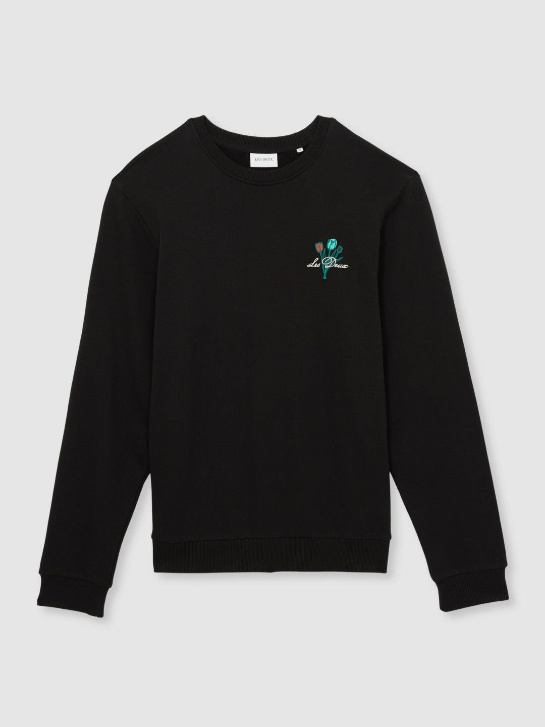 Men Les Deux Cotton Café Sweatshirt in Black Print