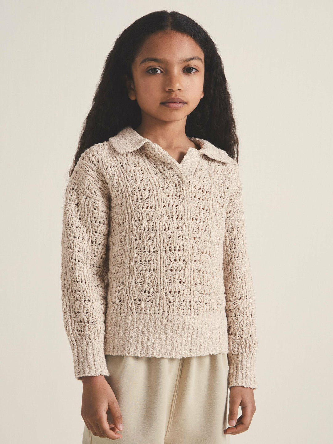 Children & Baby 9-13 yrs  | 100 Ciels Bouclé Jumper in Neutral