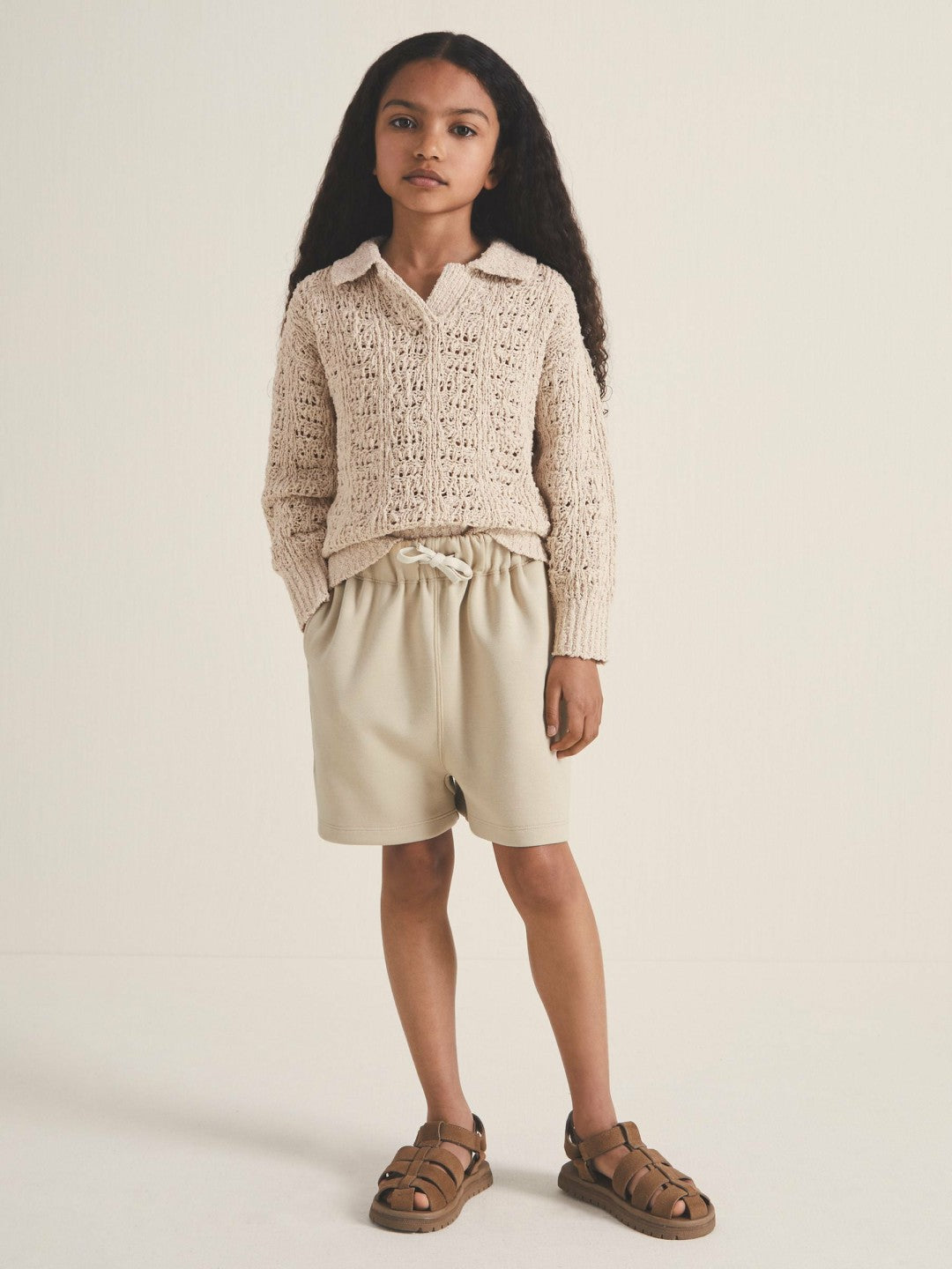 Children & Baby 13-14 yrs  | 100 Ciels Bouclé Jumper in Neutral