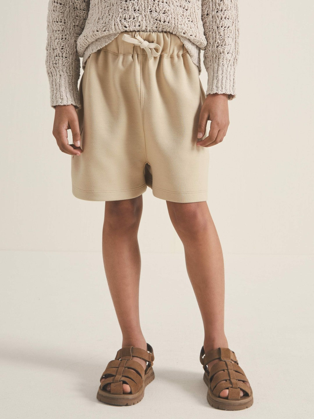 Children & Baby 4-9 yrs | Les 100 Ciels Jersey Shorts in Sage
