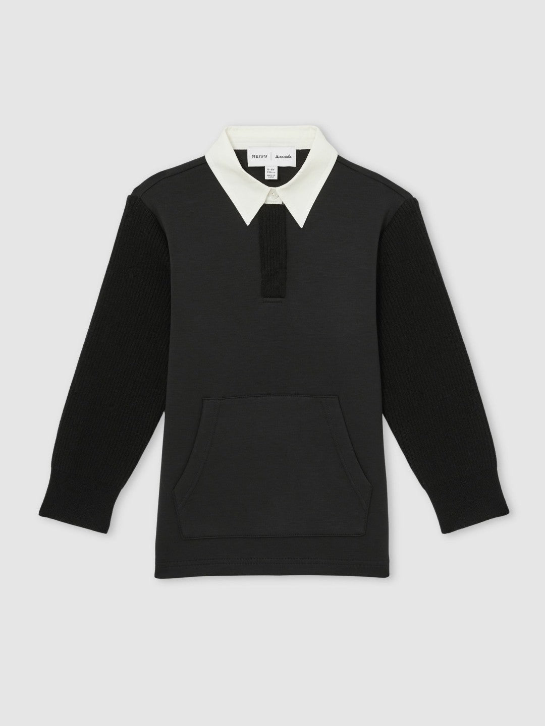 Children & Baby 13-14 yrs  | Les 100 Ciels Polo Sweatshirt in Black