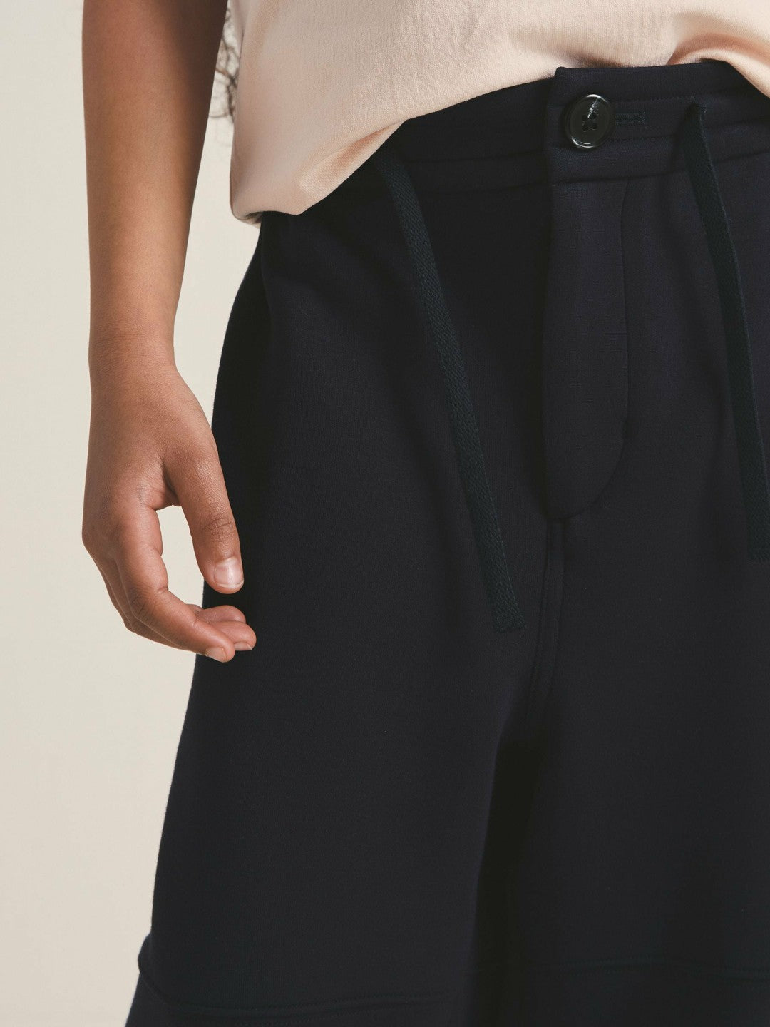 Children & Baby 4-9 yrs  | Les 100 Ciels Wide-Leg Joggers in Navy