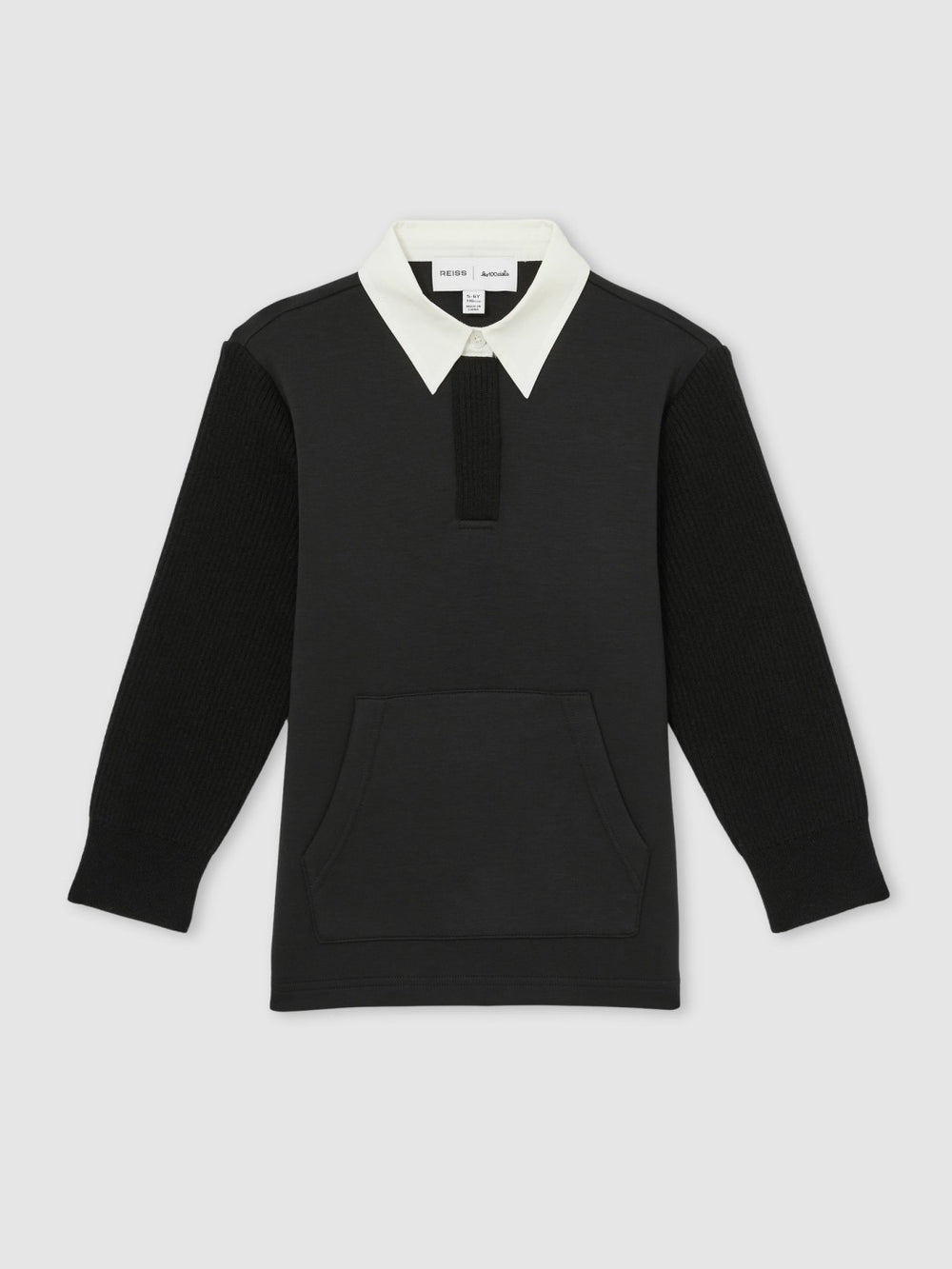 Children & Baby 4-9 yrs  | Les 100 Ciels Polo Sweatshirt in Black