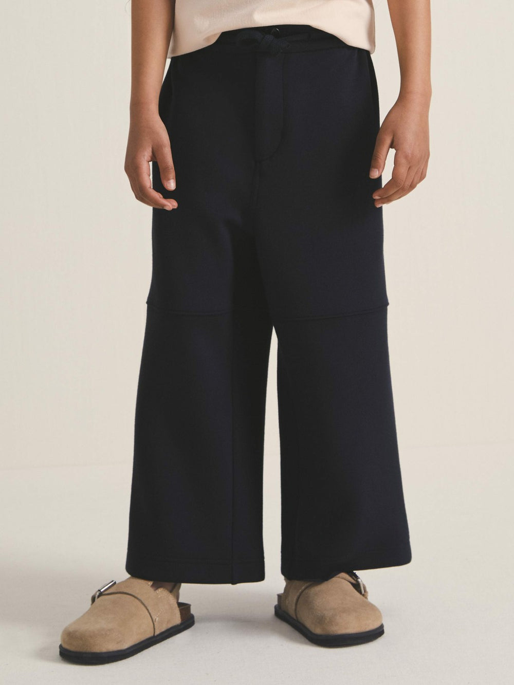 Children & Baby 9-13 yrs  | Les 100 Ciels Wide-Leg Joggers in Navy