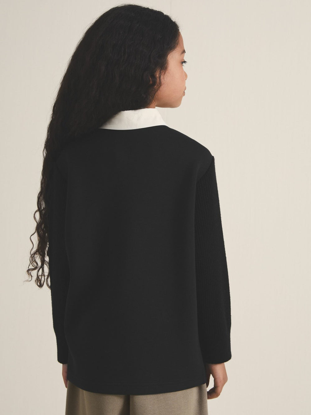 Children & Baby 9-13 yrs  | Les 100 Ciels Polo Sweatshirt in Black