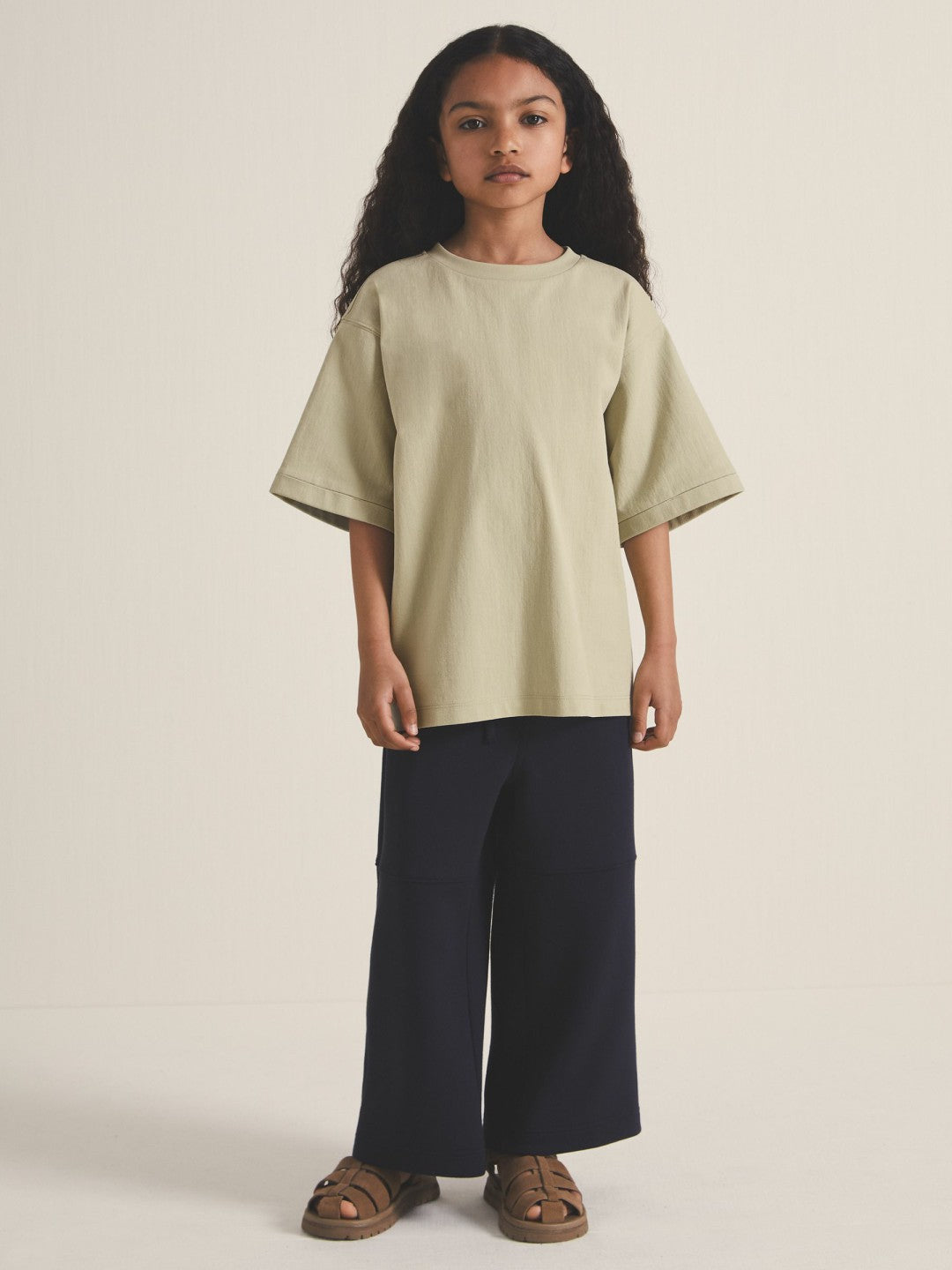Children & Baby 4-9 yrs  | Les 100 Ciels Oversize T-Shirt in Sage