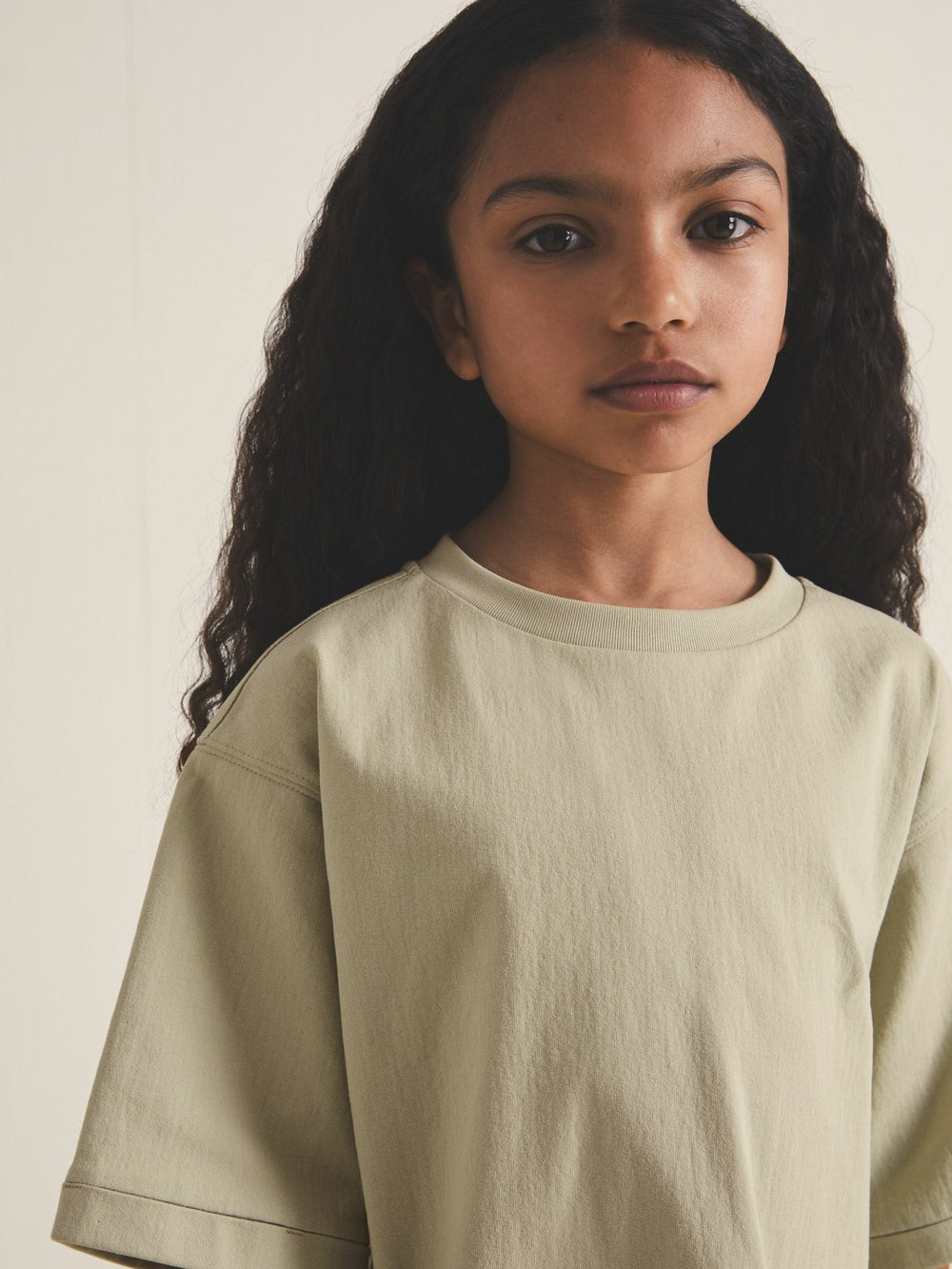 Children & Baby 4-9 yrs  | Les 100 Ciels Oversize T-Shirt in Sage