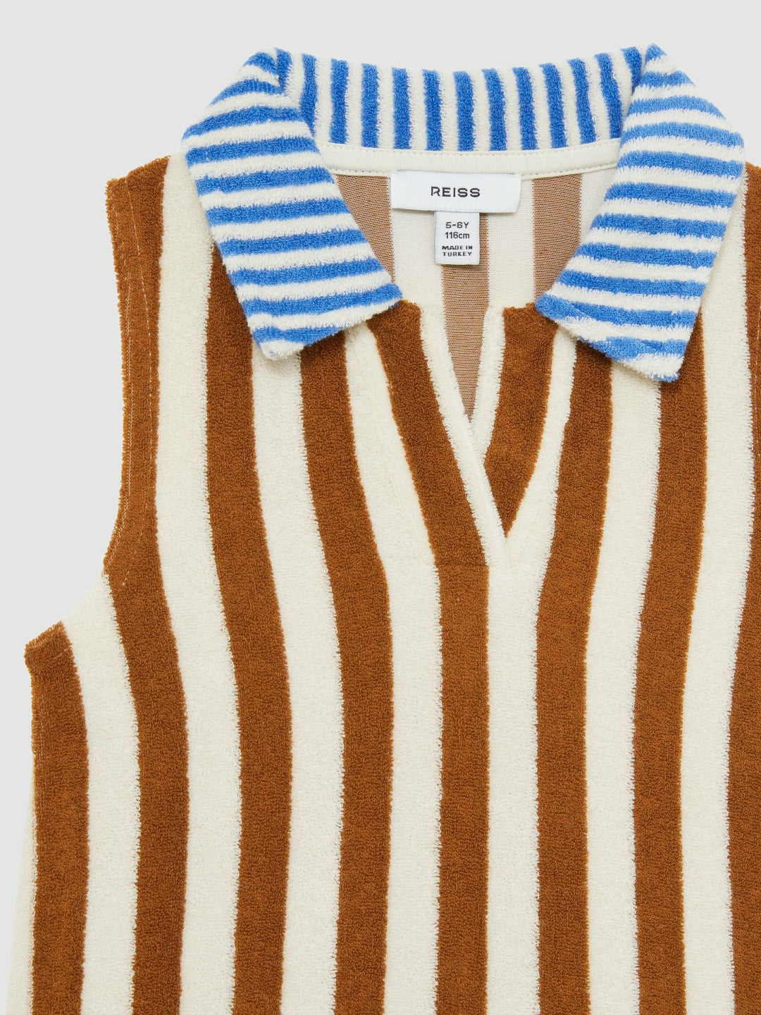 Children & Baby 4-9 yrs Towelling Stripe Dress in Multi