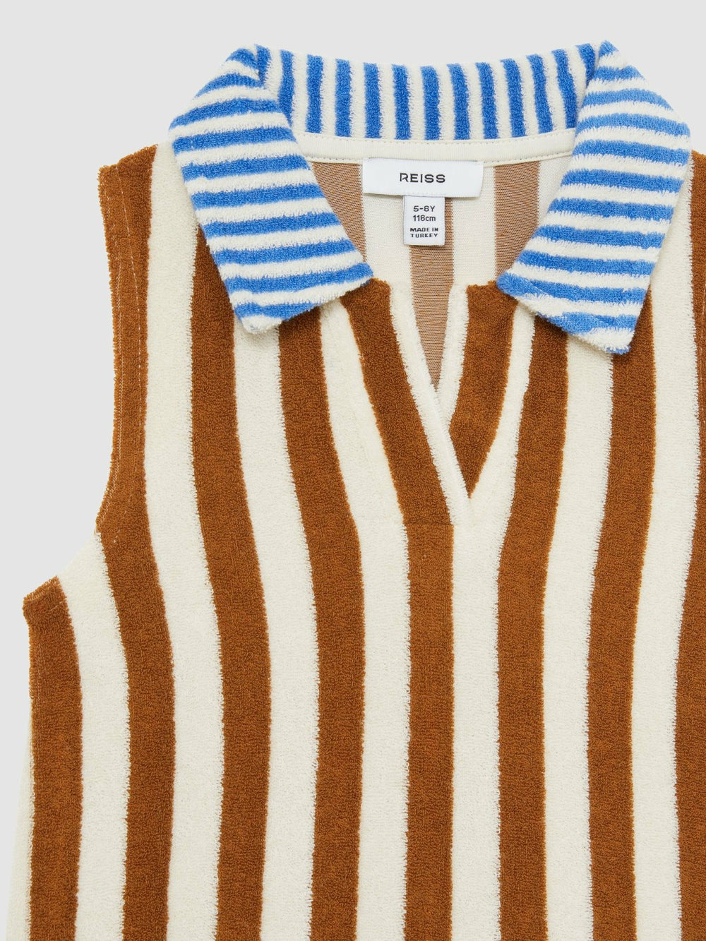 Children & Baby 4-9 yrs Towelling Stripe Dress in Multi