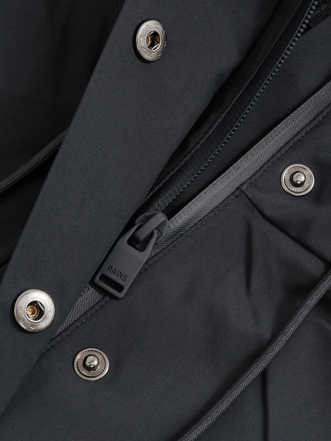 Women Rains Hardshell Short Jacket in Navy