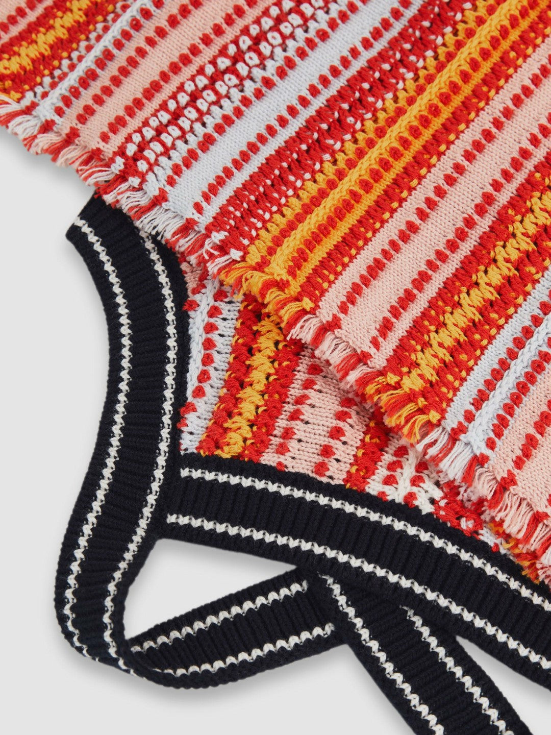 Children & Baby 4-9 yrs Cotton Striped Knit Dress in Multi