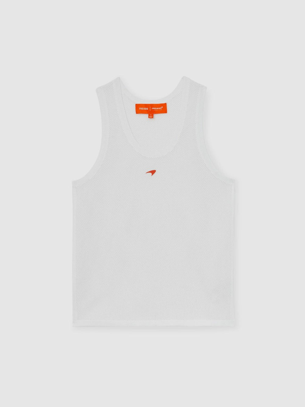 Men McLaren F1 Team Speedmark Knit Vest in White