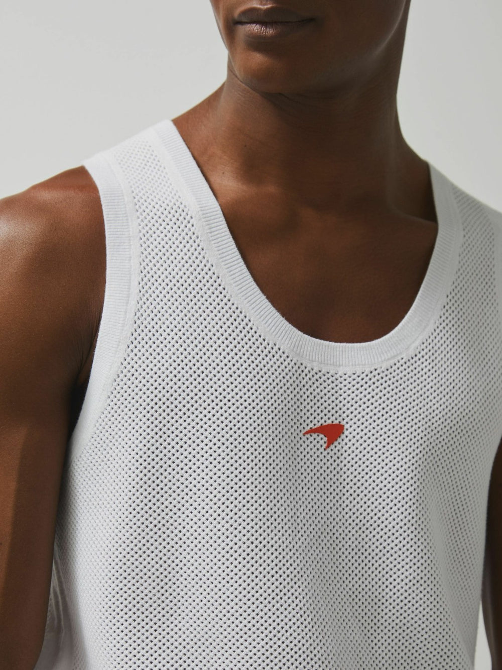 Men McLaren F1 Team Speedmark Knit Vest in White