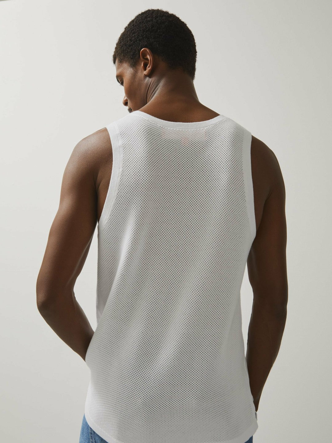 Men McLaren F1 Team Speedmark Knit Vest in White